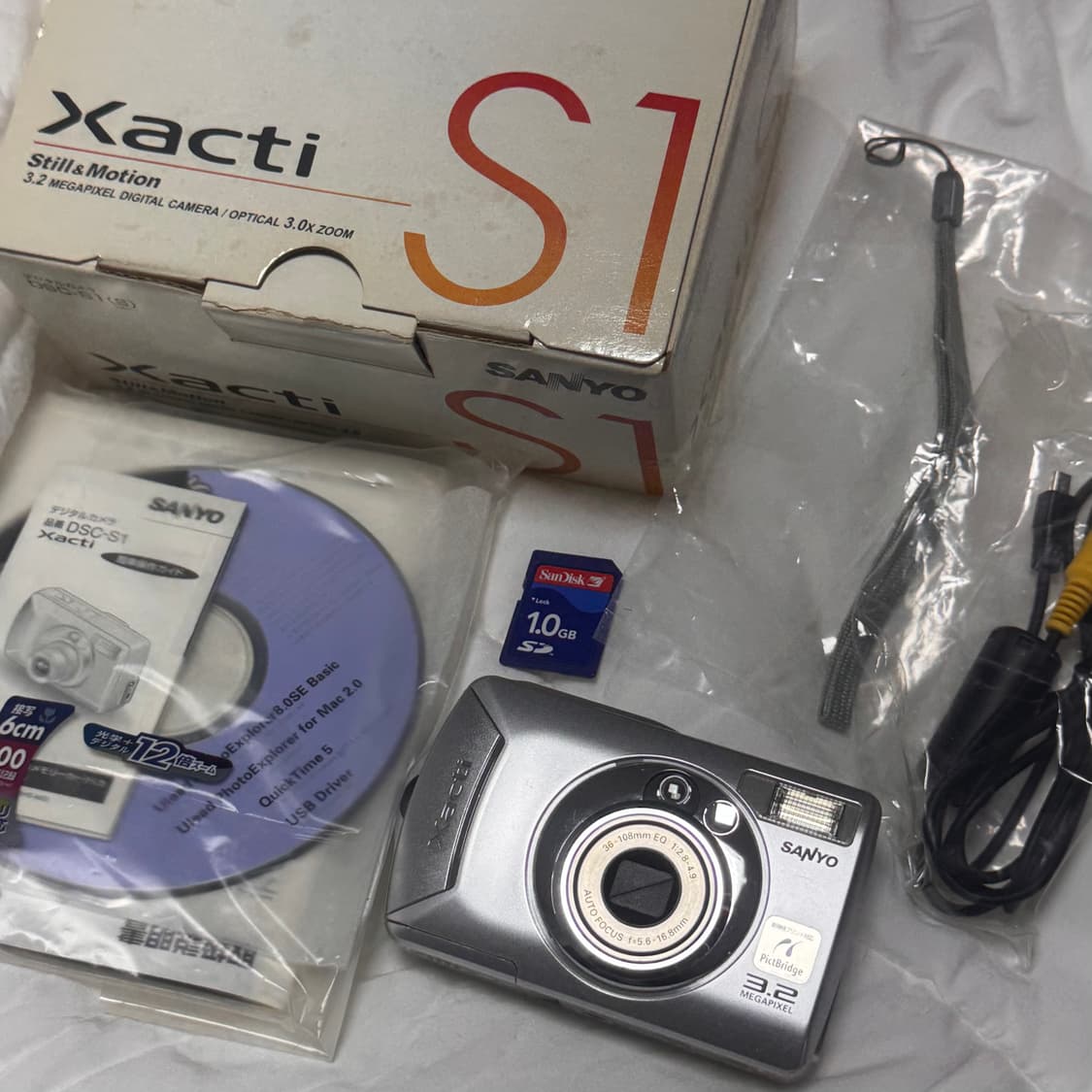 풀박스 / 작례O) 산요 작티 DCS-S1 디카 디지털카메라 상품이미지1