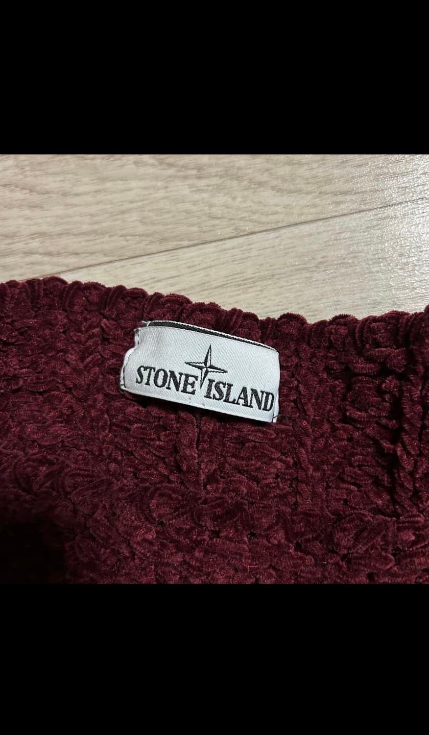 스톤 아일랜드 슈닐 니트 버건디 2XL 상품이미지2