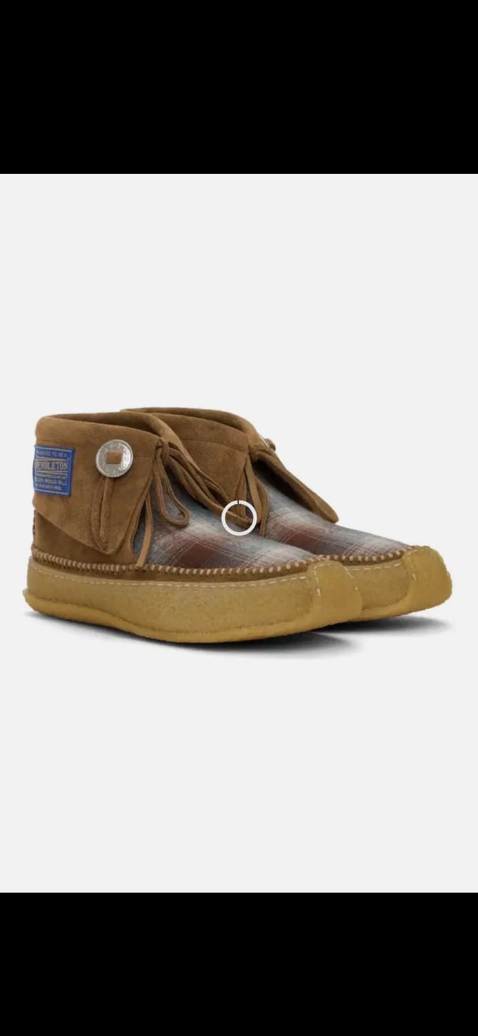 [42] [새상품] 마르지엘라 Tan Check D esert Boots 상품이미지1