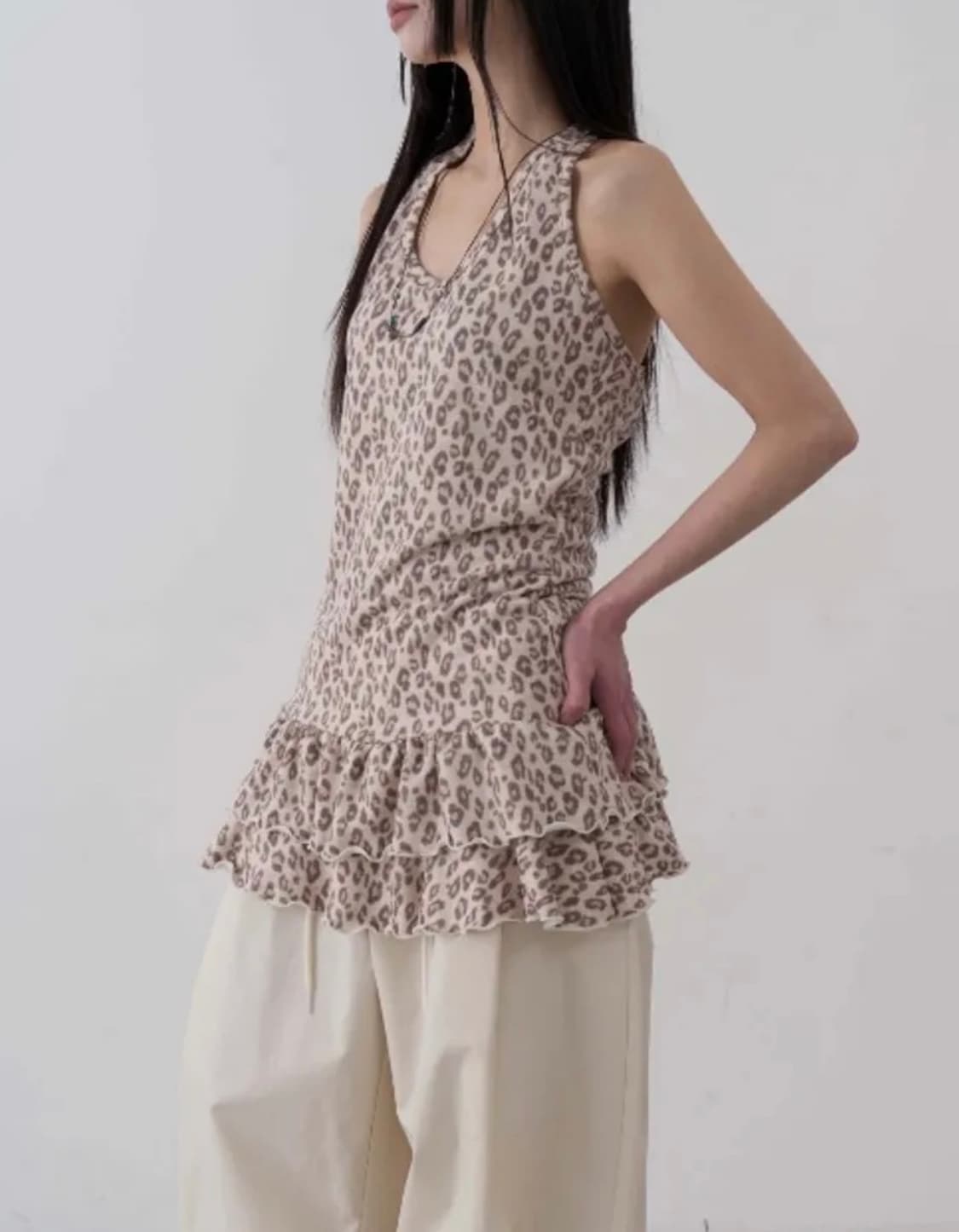 Leopard dress 상품이미지1
