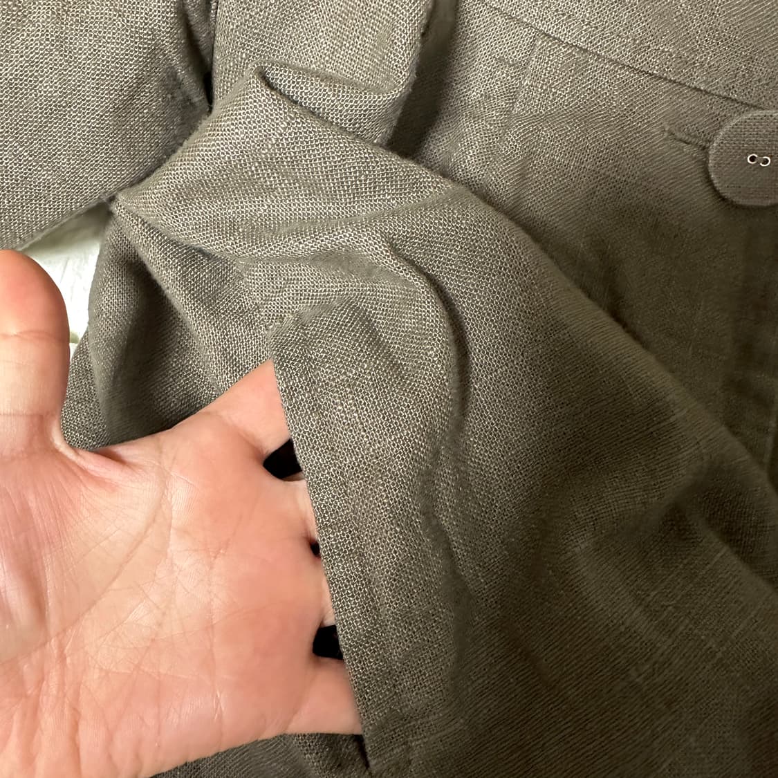 sm2 사만사모스 둥근 카라 핀턱 왕단추 자켓 모리 모리걸 사와코 상품이미지5