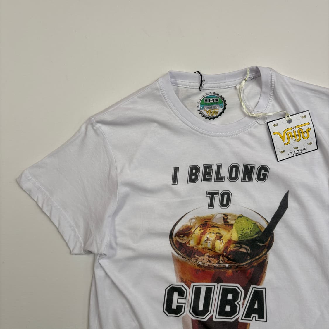 [M] VAIA CUBA graphic T-shirt dead-stock 상품이미지2