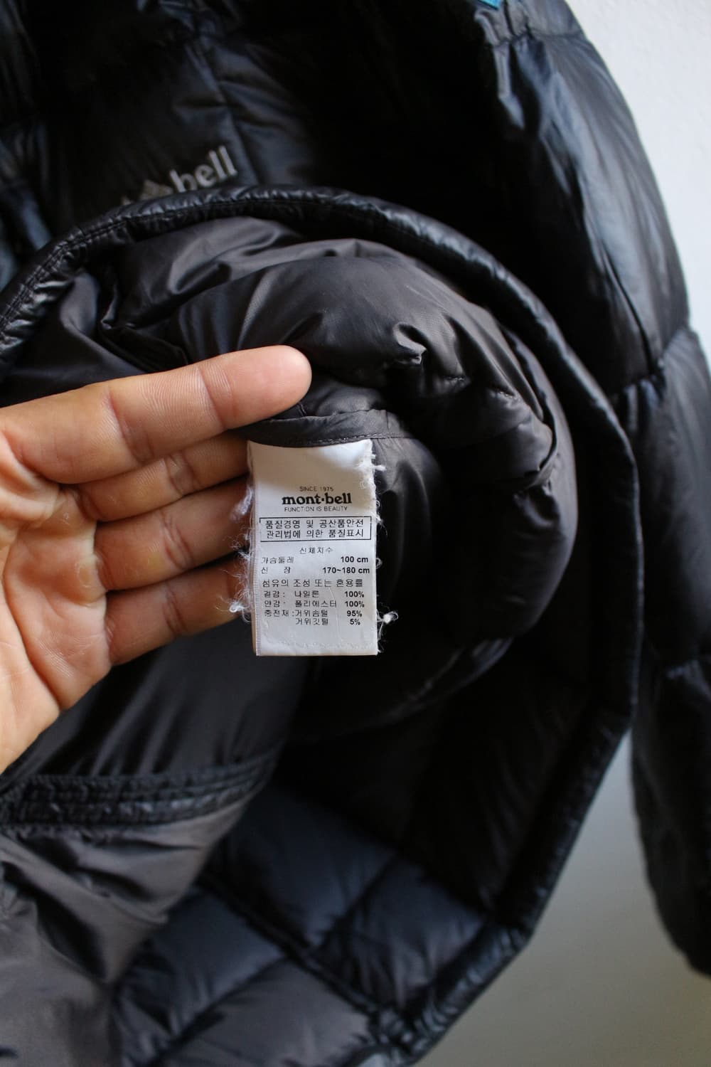 몽벨 ex1000 라이트 다운 상품이미지9