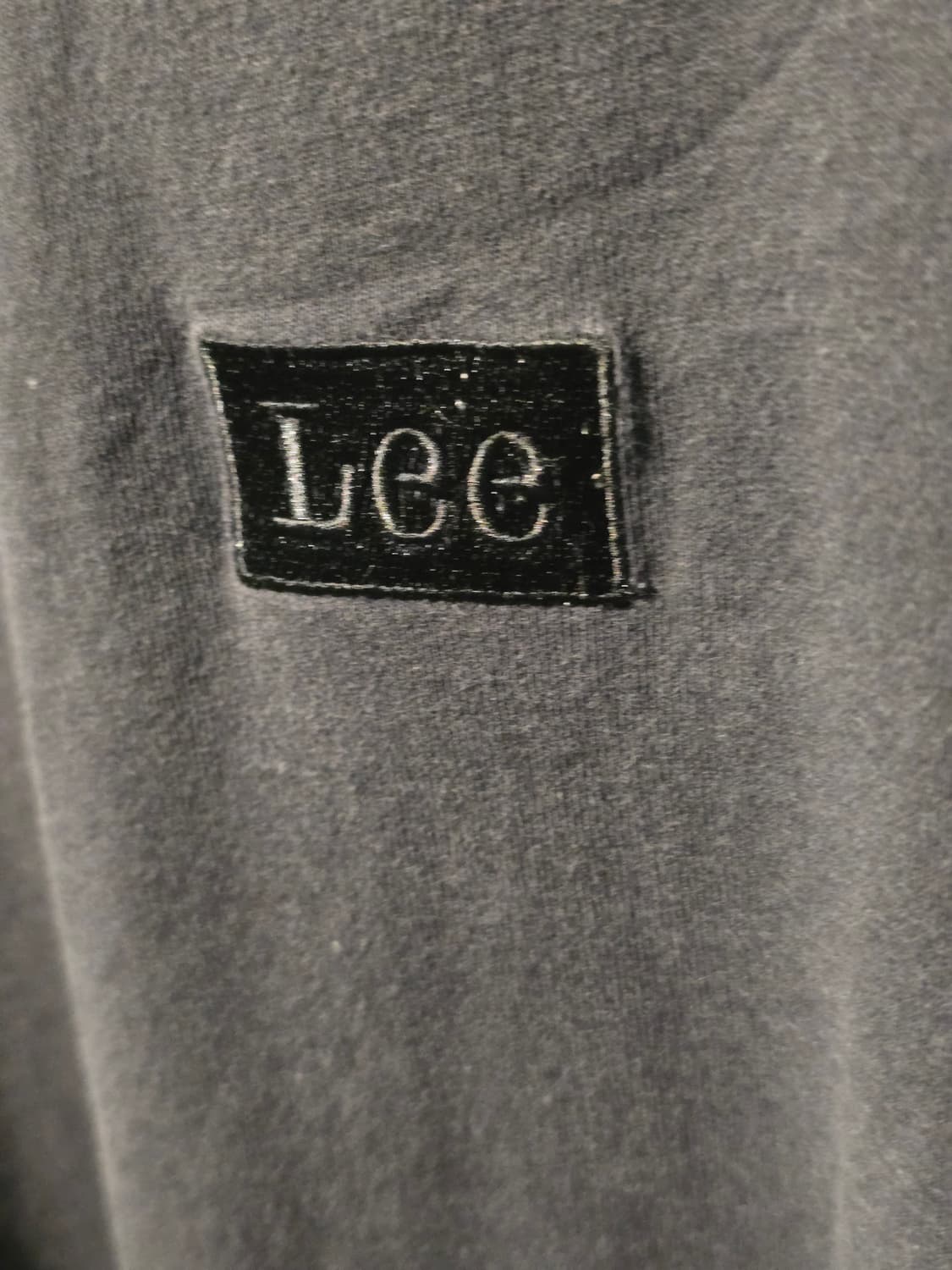 Lee  블랙 로고 패치 빈티지 반팔셔츠 상품이미지2
