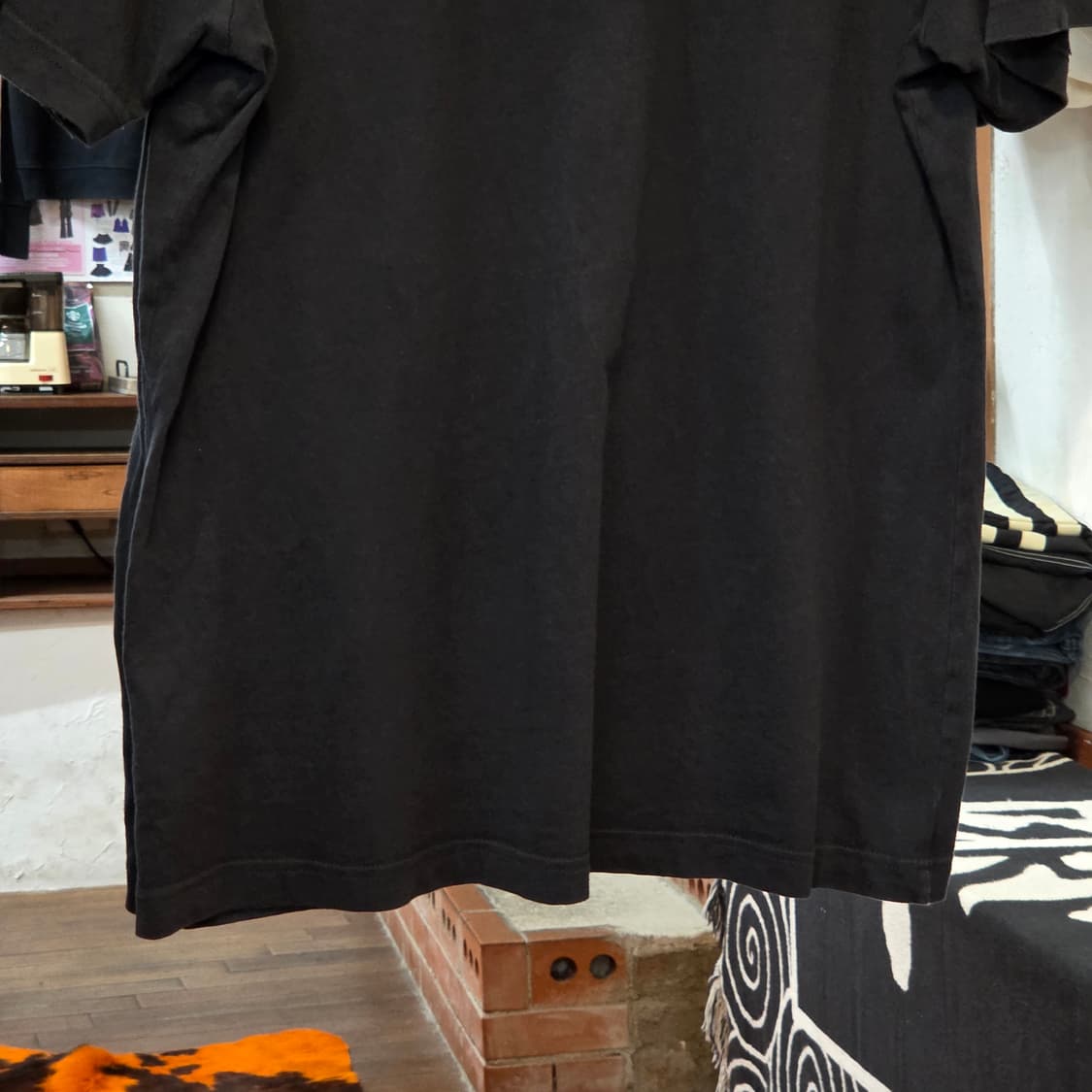 아디다스 검흰 사이드 삼선 블랙 반팔 상품이미지6