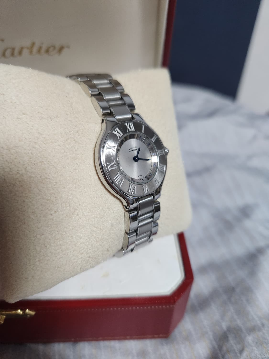 까르띠에 머스트 21 (21c or 21세기) 스틸 쿼츠 28mm 상품이미지4