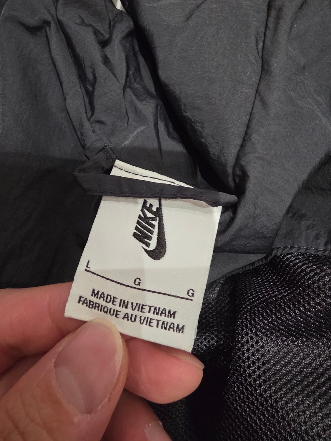 나이키 NSW 솔로 스우시 우븐 트랙 자켓 블랙 - 아시아 상품이미지3