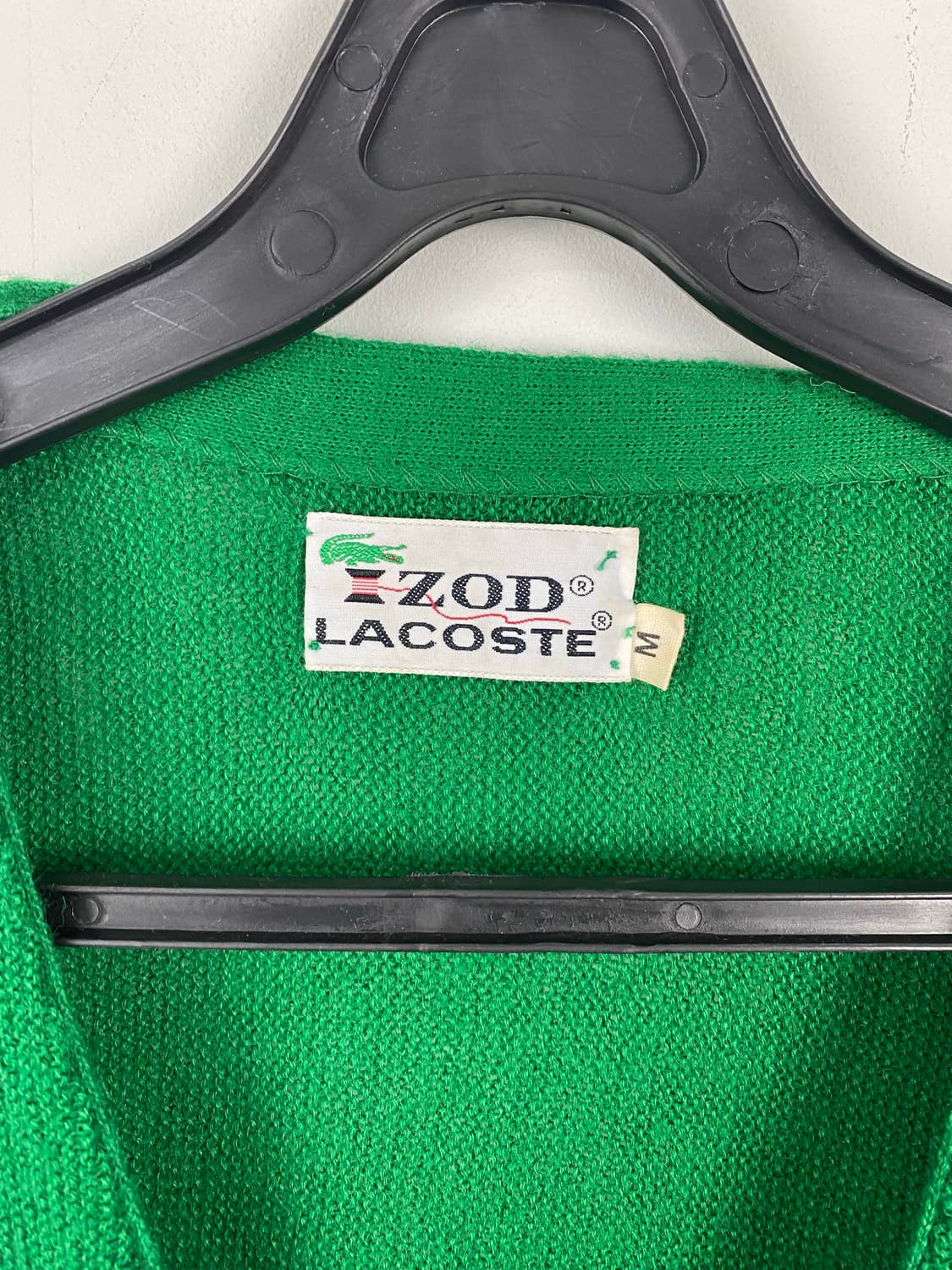 라코스테 80s 그린 올론 아크릴 가디건 M <564> 상품이미지3