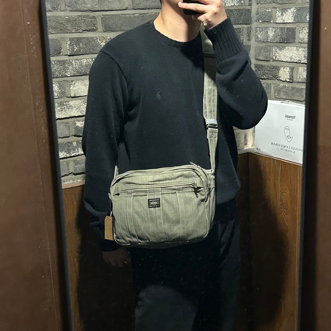 요시다 포터 페이지 HBT 해링본 크로스백 숄더백 V10 상품이미지10