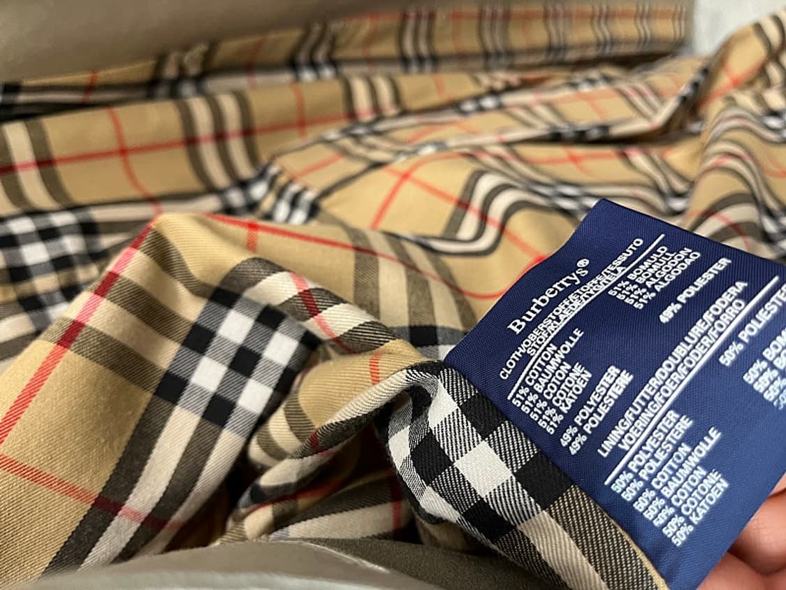 여) 버버리 개버딘 더블 트렌치코트 상품이미지8