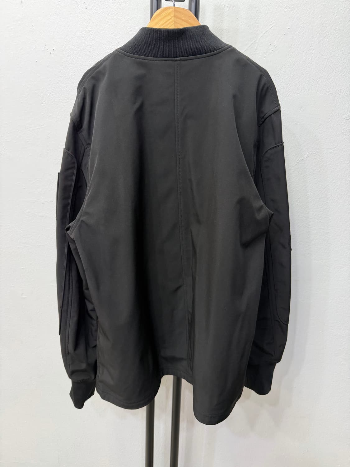 정품) 무스너클 남성 새제픔급 블랙 봄버 자켓 L 상품이미지6