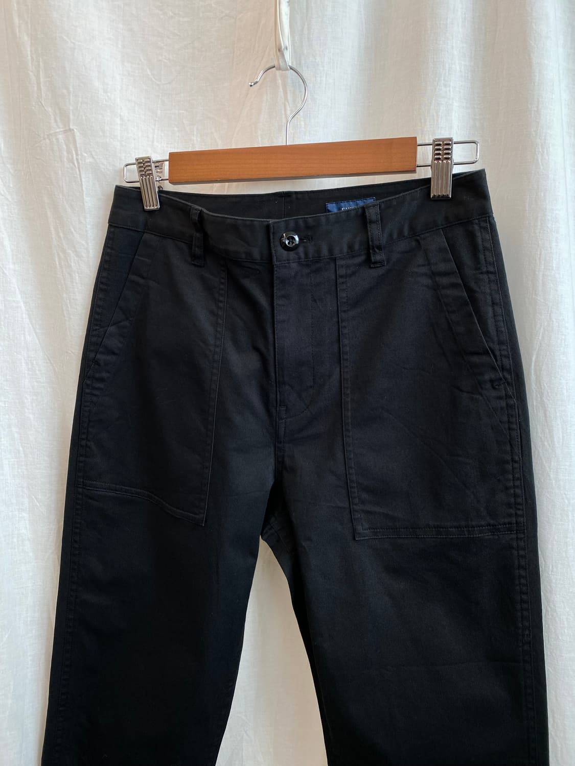 SHIPS 블랙 코튼팬츠(26) 상품이미지3