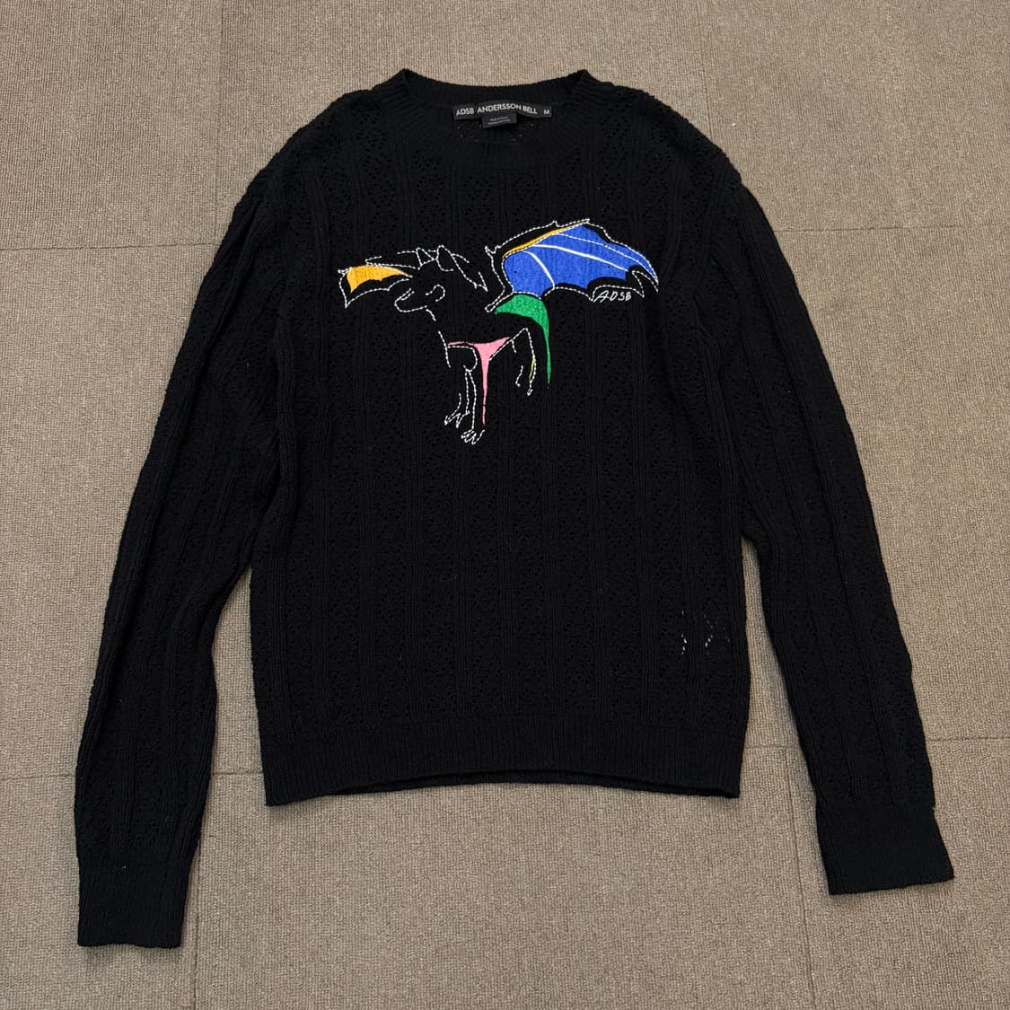 ADSB 앤더슨벨  드래곤 포인텔 썸머 니트 공용  상품이미지1