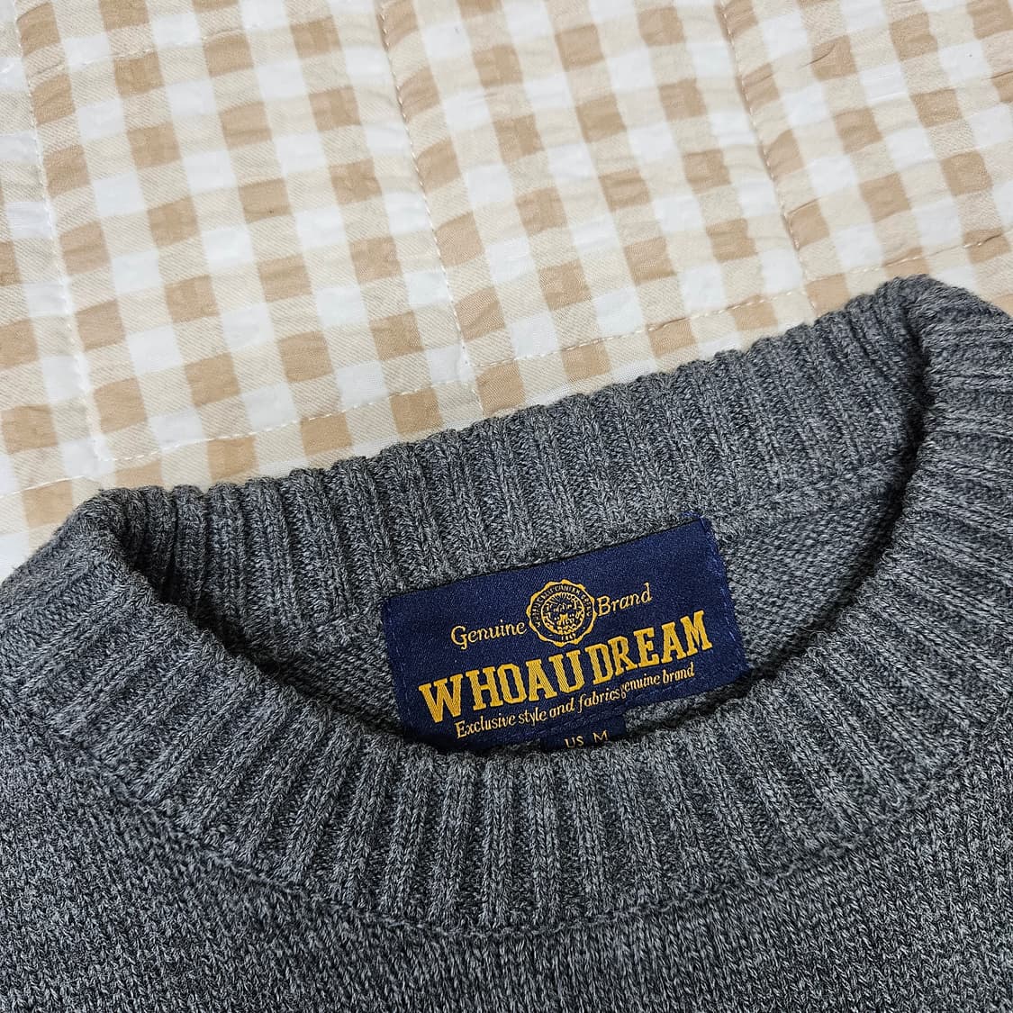 후아유 춘추용 긴소매 니트 남자100 (2벌가격) 상품이미지2