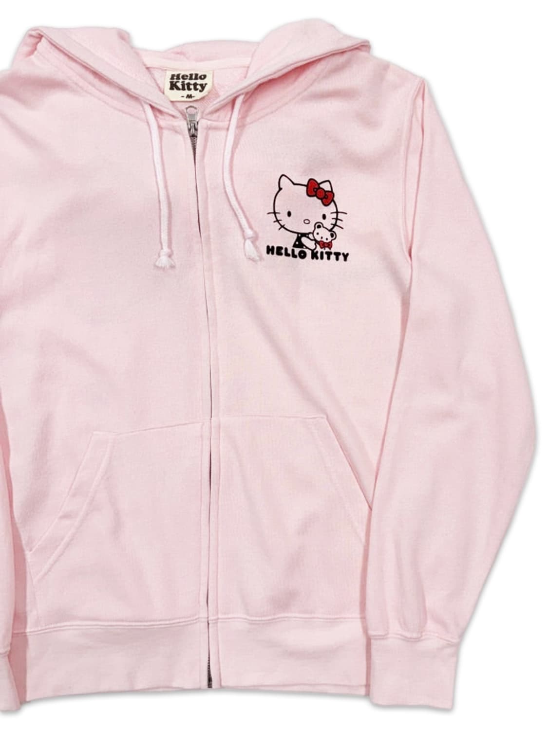 빈티지 헬로키티 핑크 후드 집업 상품이미지3