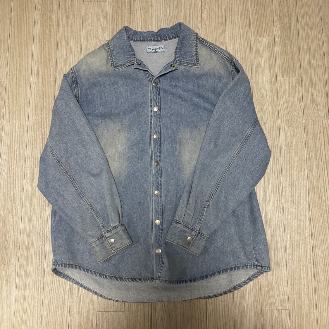 페일제이드 빈티지 데님 오버사이즈 셔츠 파인체리 상품이미지9