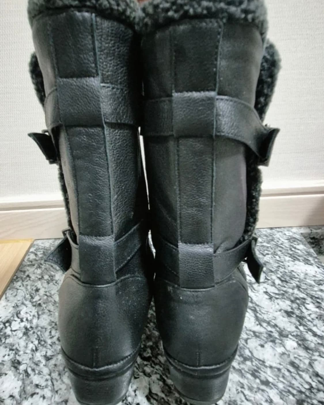 금강제화 biosof 바이오소프 블랙 버클 부츠 250 상품이미지4