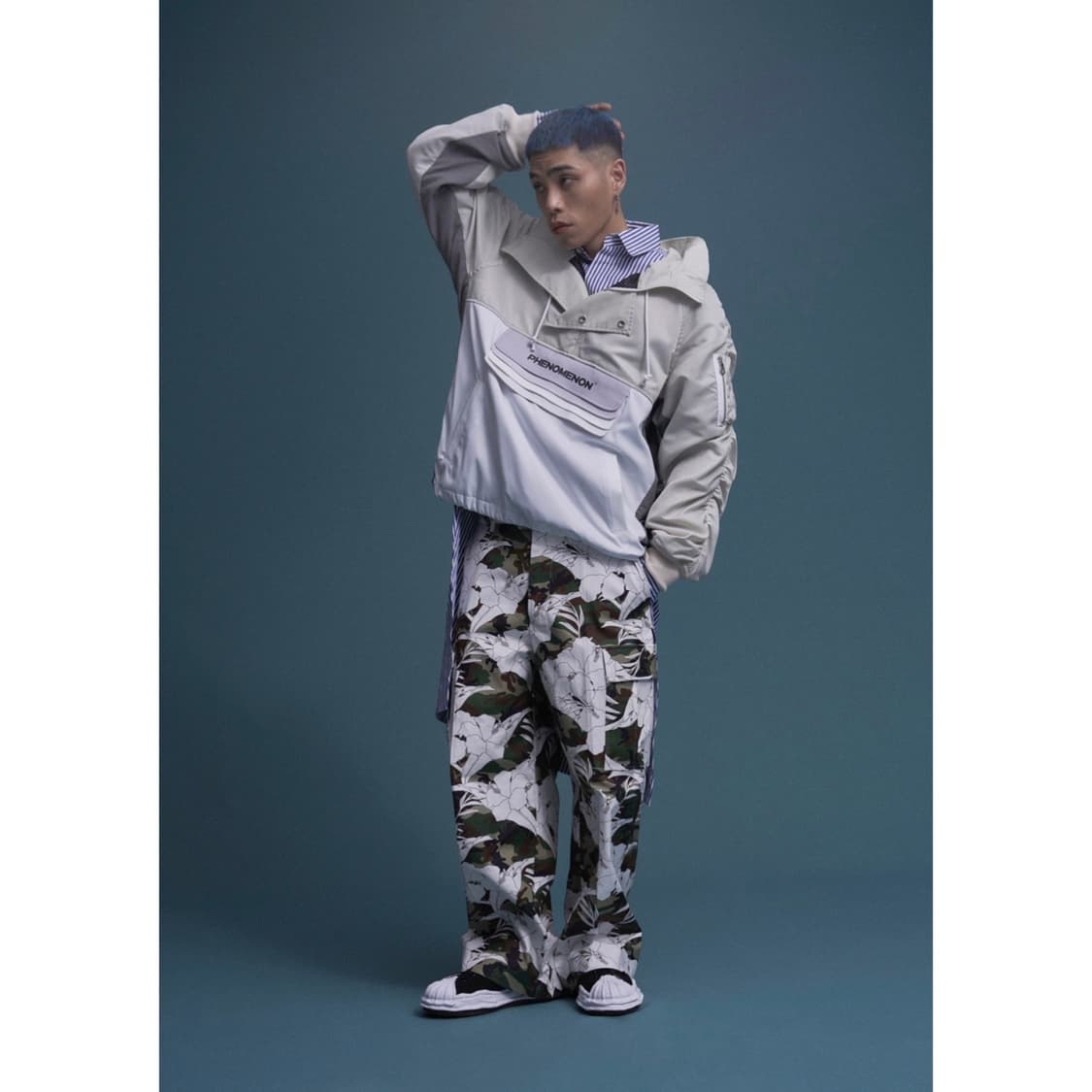 23ss 페노메논 N2B 믹스 후드 아노락 상품이미지2