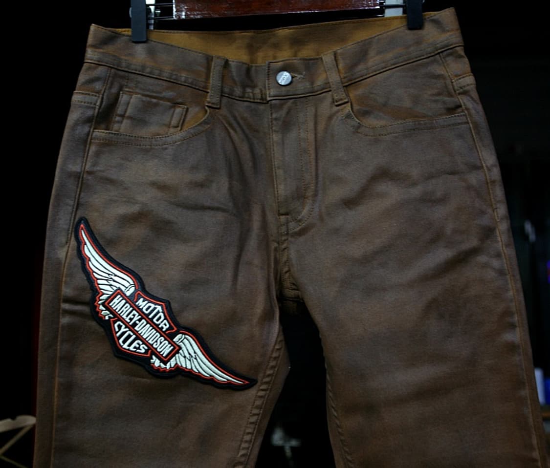 코팅자수 브라운 pant  상품이미지7