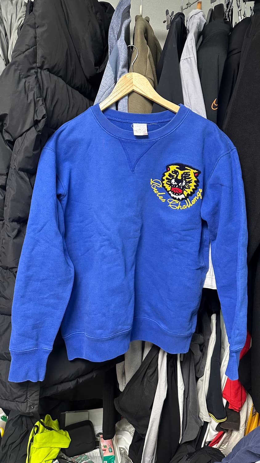 니들워크 호랑이 자수 맨투맨 스웻 38 상품이미지1