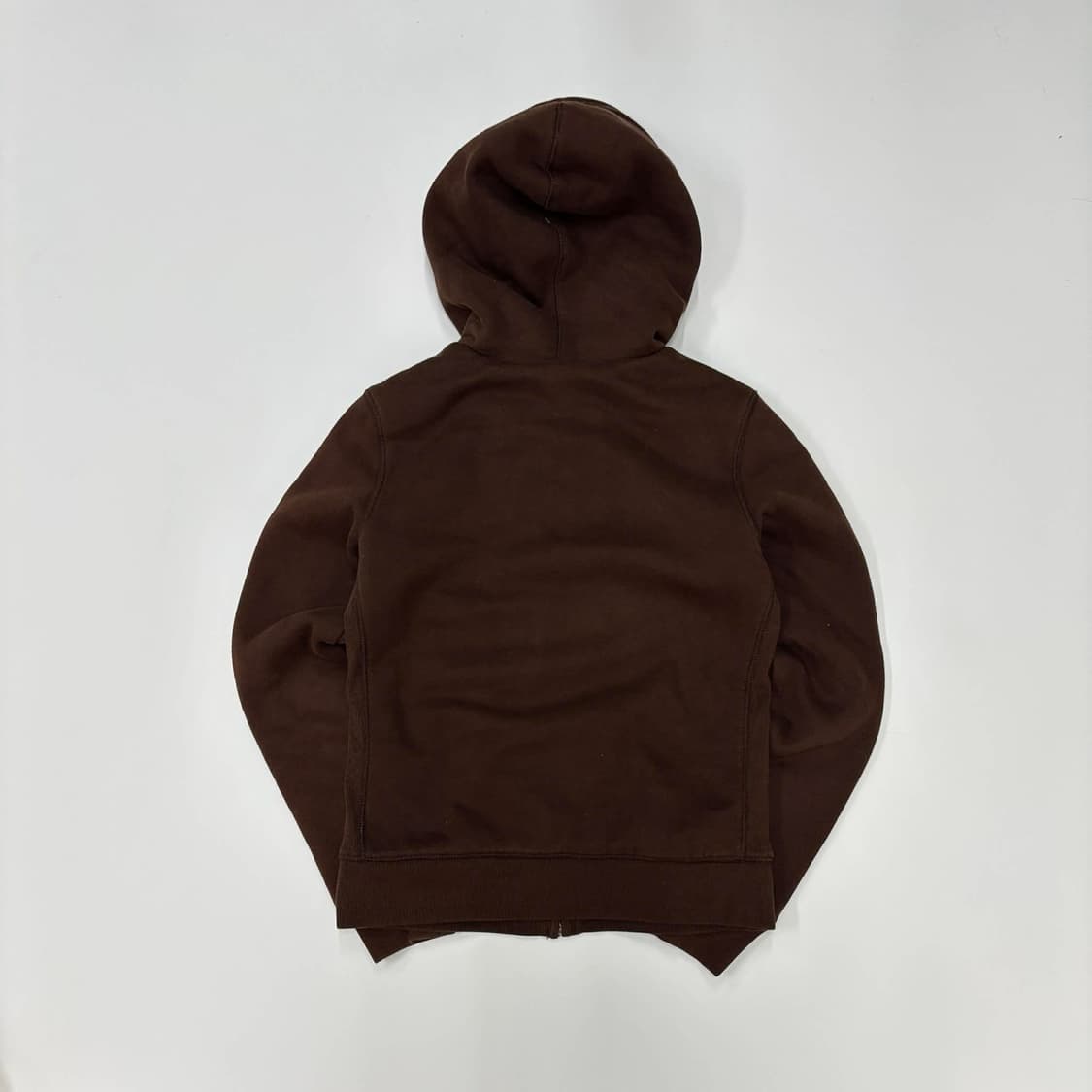 아베크롬비 y2k 초코브라운 핀터깔 울프죠 양털 대대장 후드집업 희귀져지 상품이미지3
