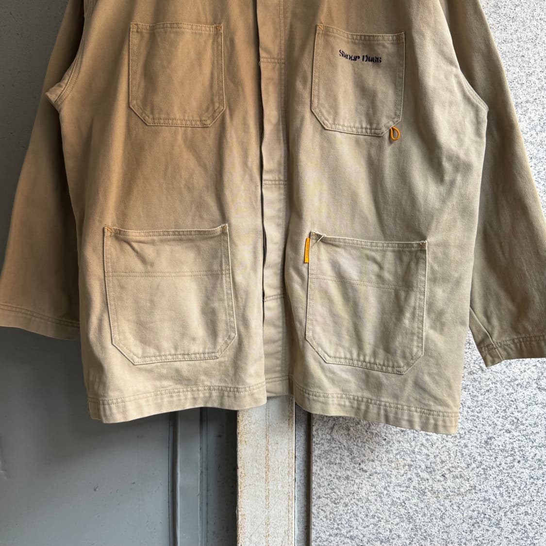 90s 스눕독 로고 덕 캔버스 자켓 상품이미지5