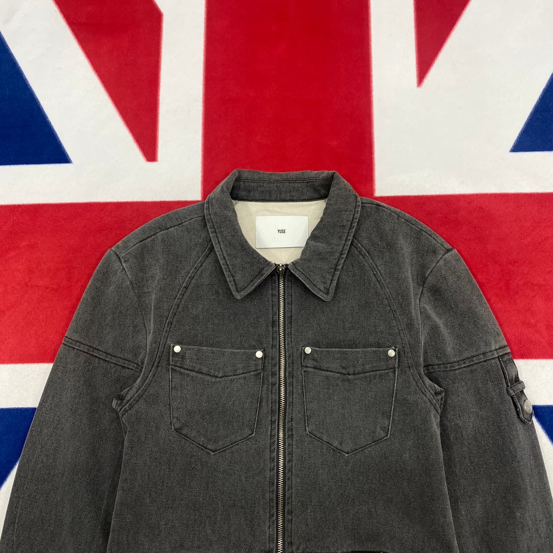 Yuse 데님자켓 원피스 여성 one size 상품이미지3