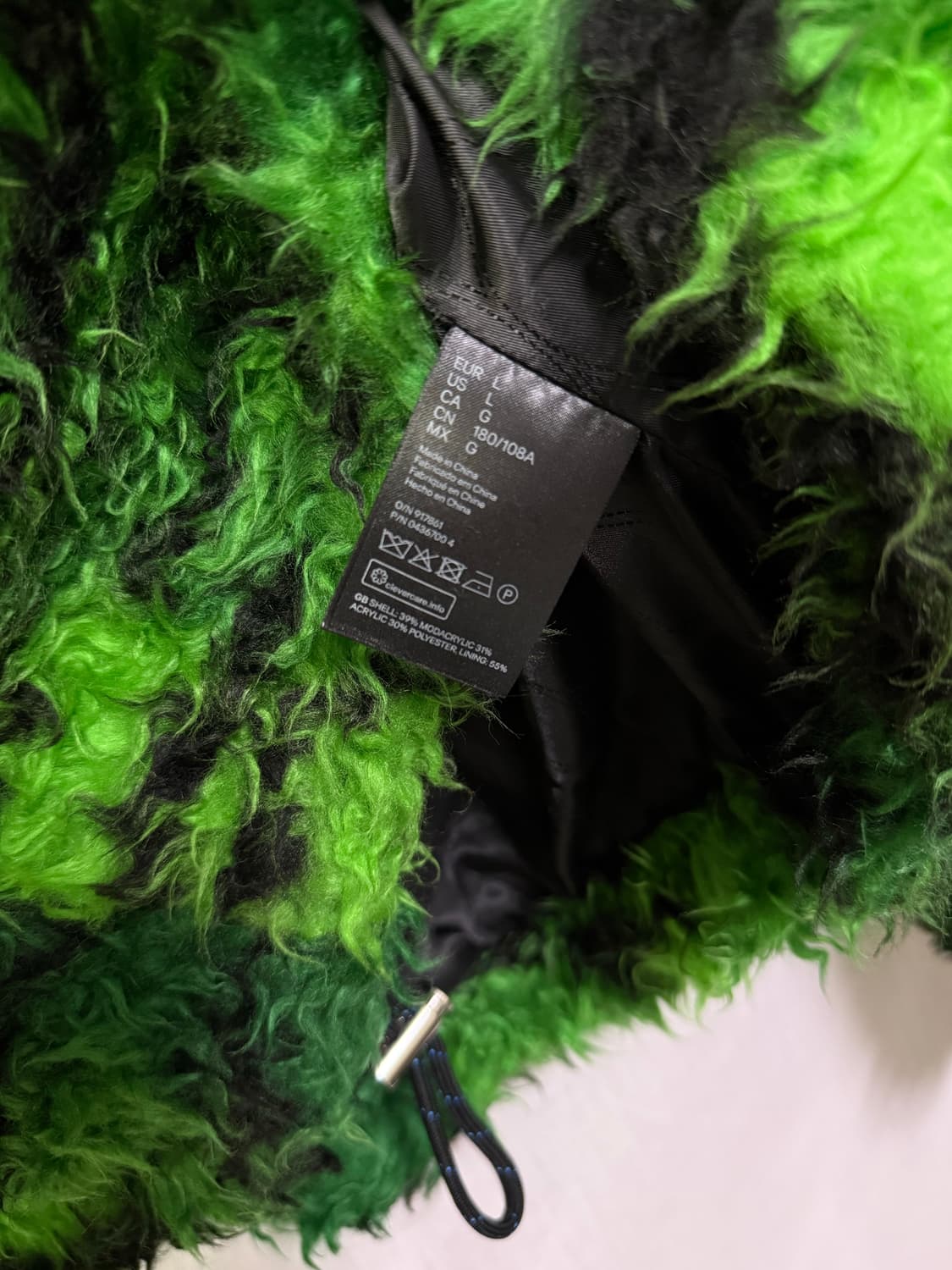 겐조 x H&M 페이크 퍼 하프 풀오버 (kenzo x h&m) 상품이미지6