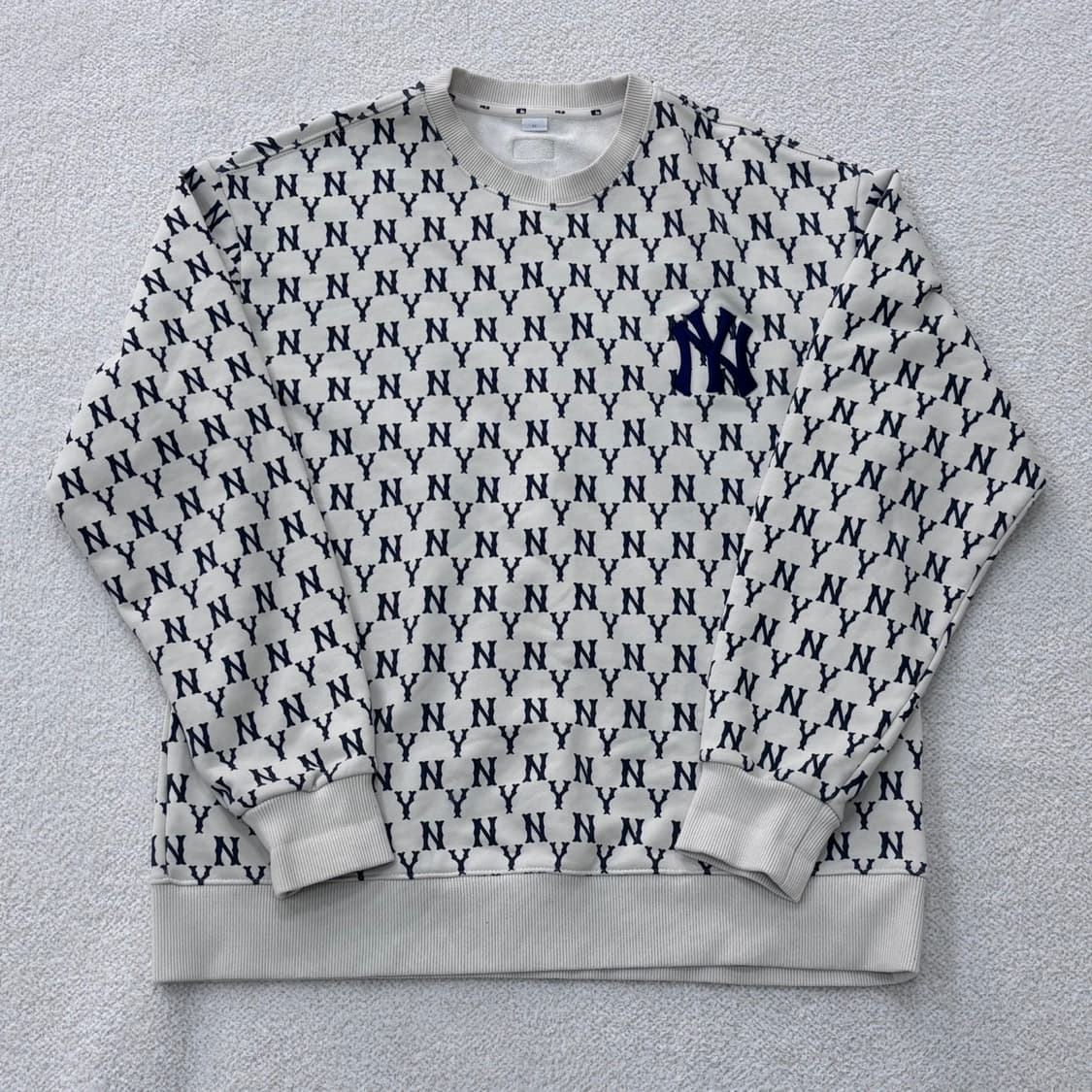 M MLB 오버핏 맨투맨 티셔츠 0306E 상품이미지1