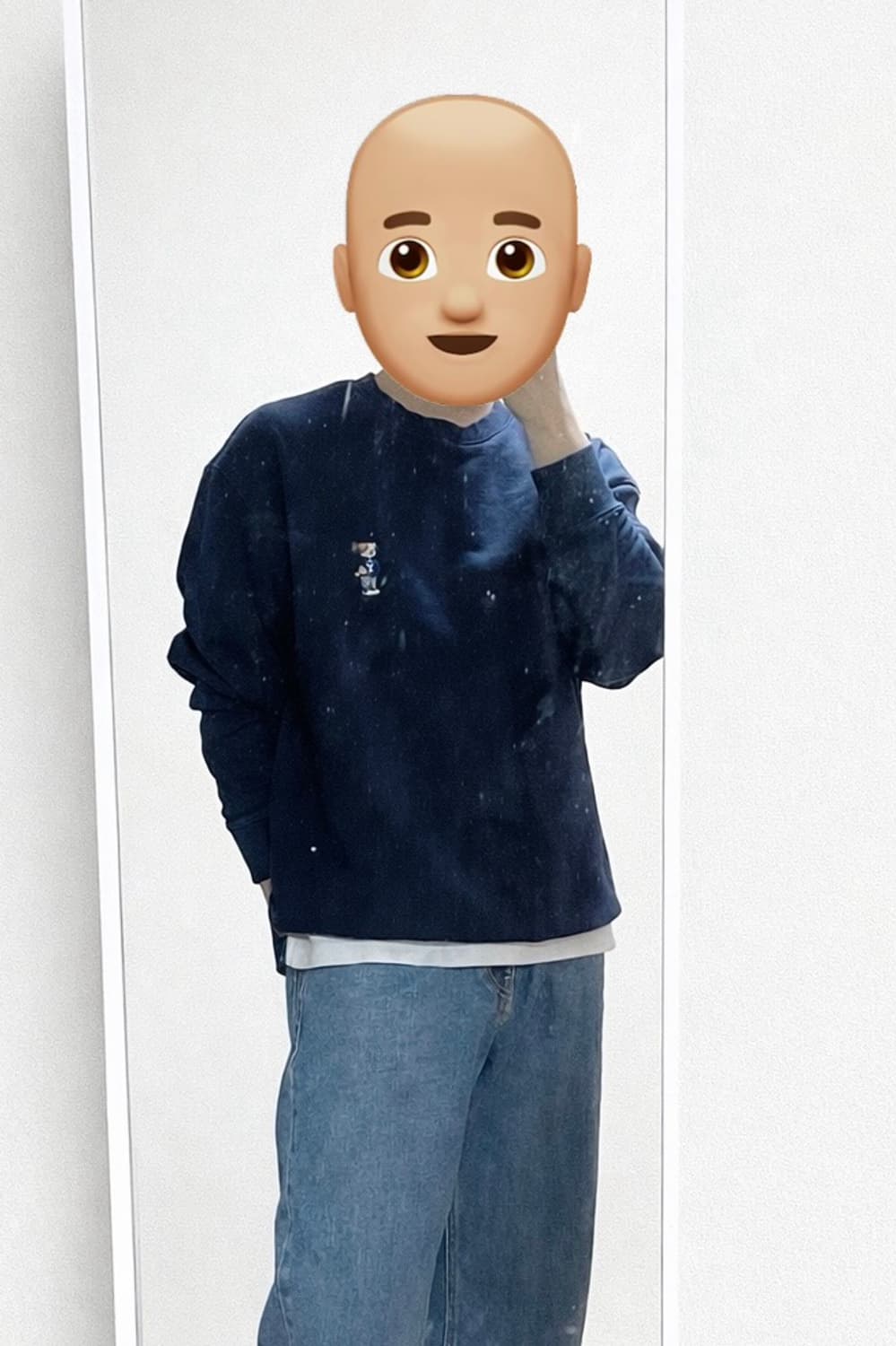 [ YALE 곰돌이 네이비 맨투맨 L ] 상품이미지9