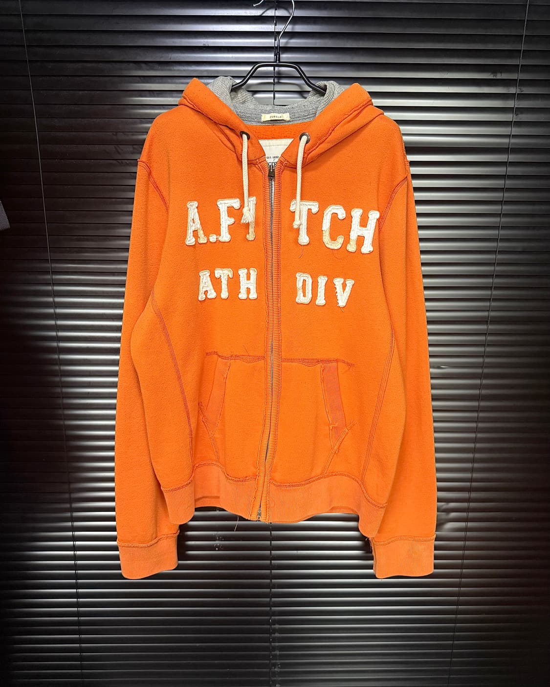 아베크롬비 정품 주황색 오렌지 스웻 후드 집업 후디 L 100 양홍원  상품이미지2