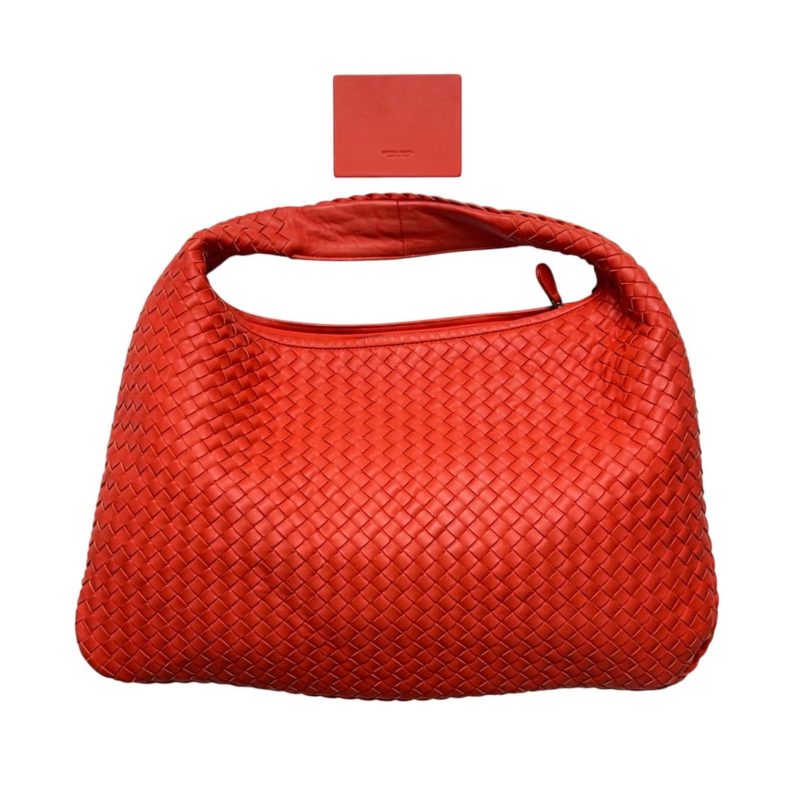 보테가베네타 호보백 빈티지 홉 레드 다홍색 상품이미지2