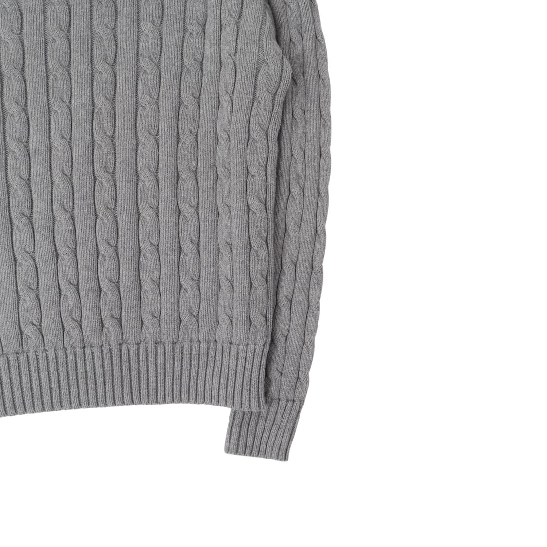폴로 랄프로렌 그레이 코튼 케이블 니트 상품이미지7