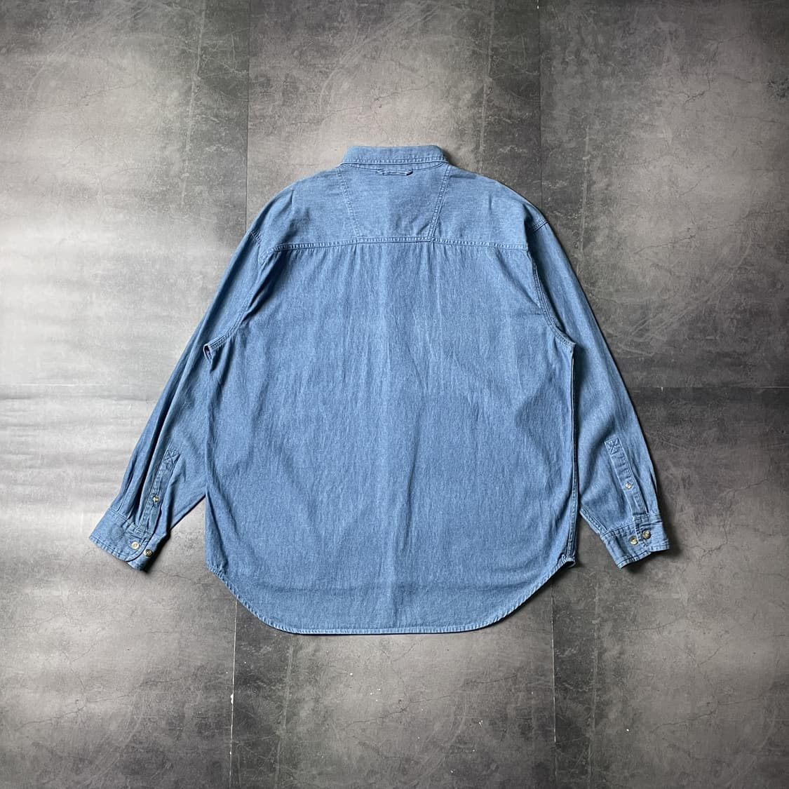 ULTRACLUB 빈티지 다운버튼 코튼 데님 셔츠 A00732 상품이미지6