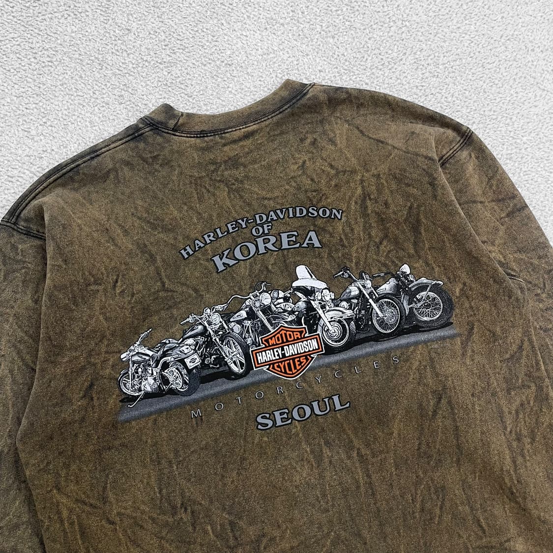 할리데이비슨 더티 빈티지 크루넥 맨투맨 상품이미지4