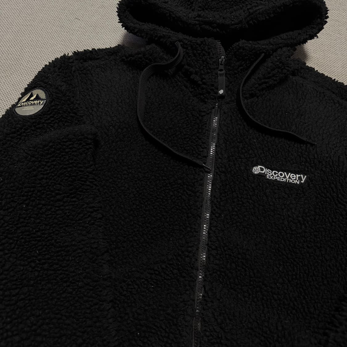 디스커버리 뽀글이 플리스 후드집업 상품이미지2