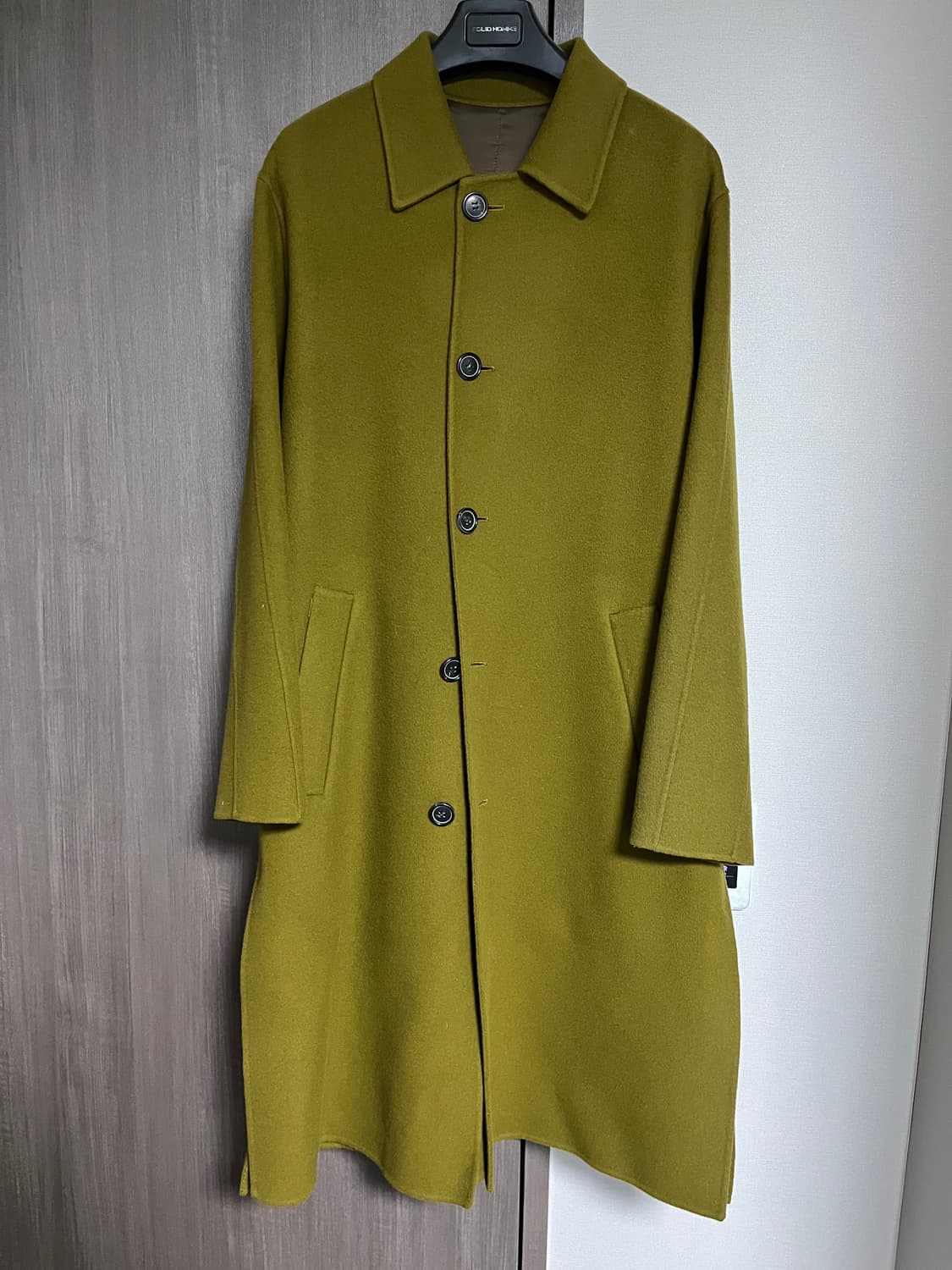 솔리드옴므 남성 코트 2종 올리브, 블랙 상품이미지1