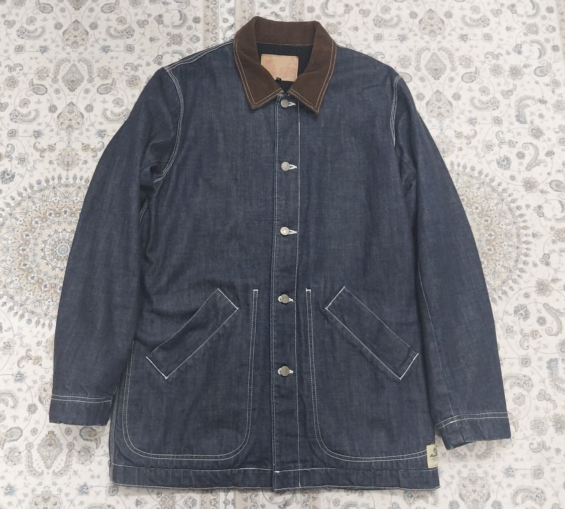 subciety 일본 데님 코듀로이 카라 초어 자켓 (105) 상품이미지1