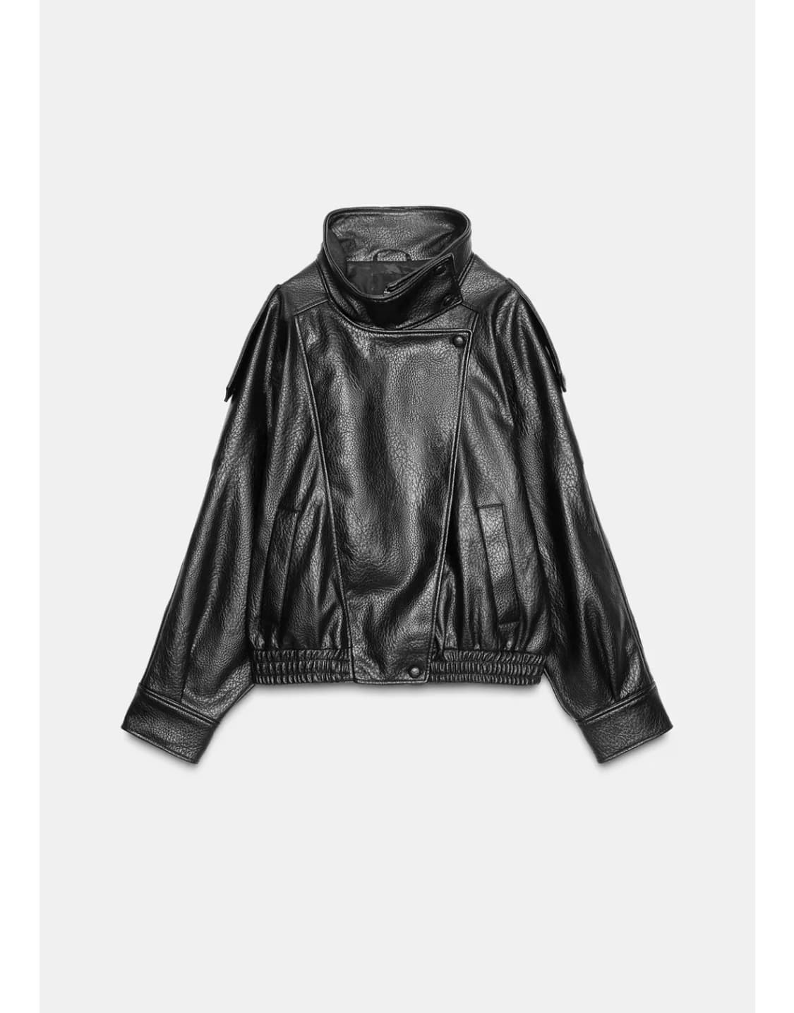 자라 페이크 레더 점퍼 자켓 xs 상품이미지1