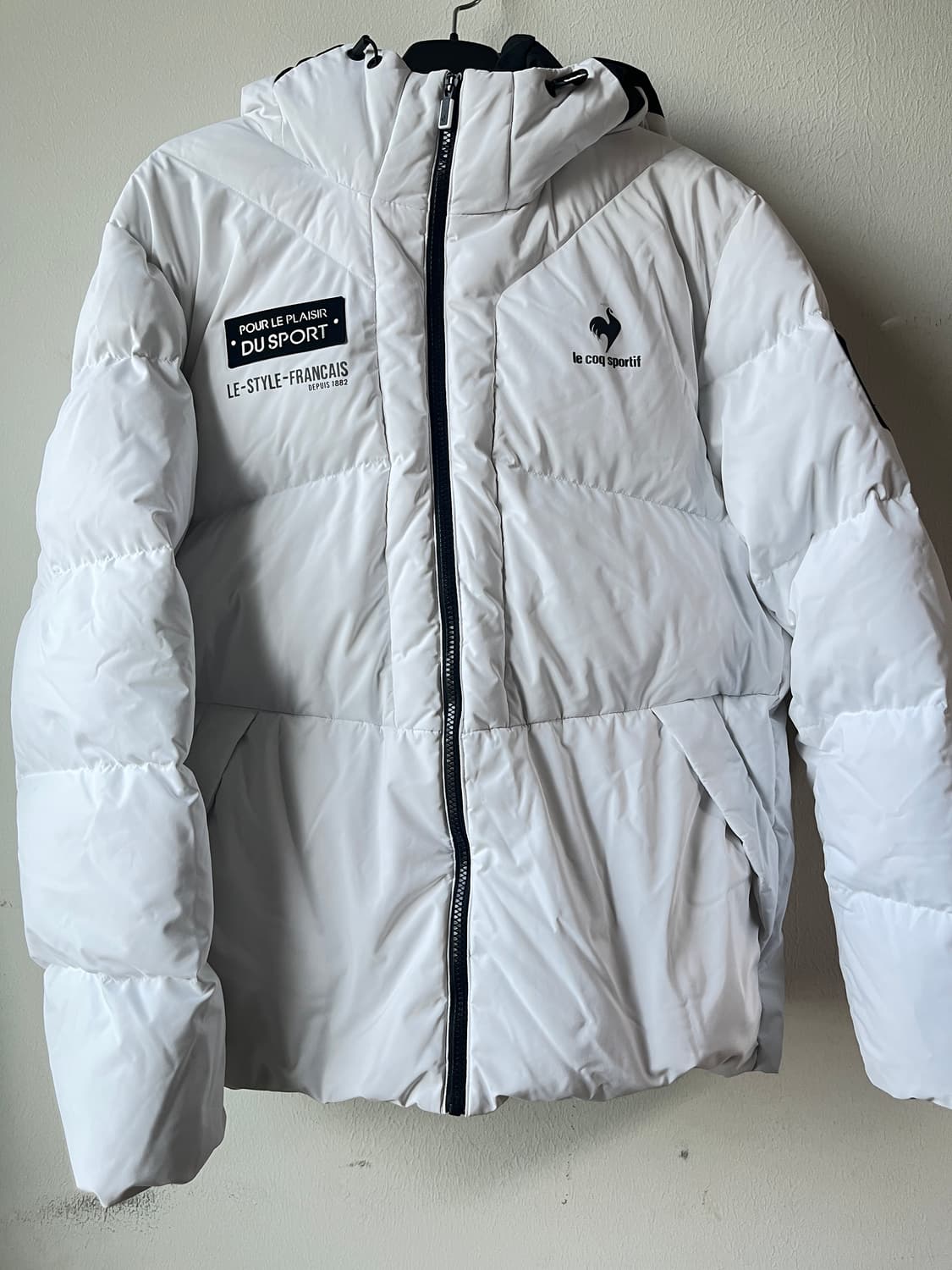 르꼬끄 스포르티브 화이트 패딩 상품이미지1