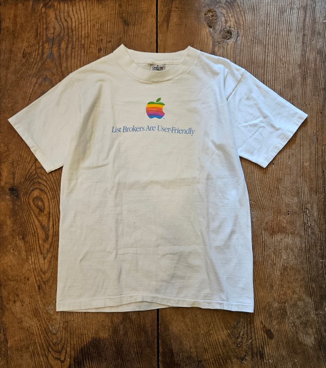 80s90s 빈티지 애플 티셔츠  상품이미지1