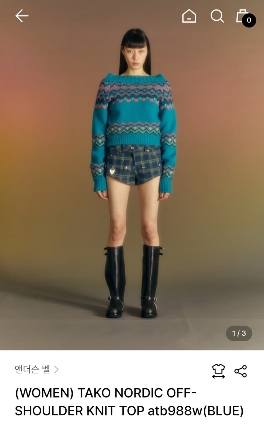 앤더슨벨 노르딕 오프숄더 상품이미지1