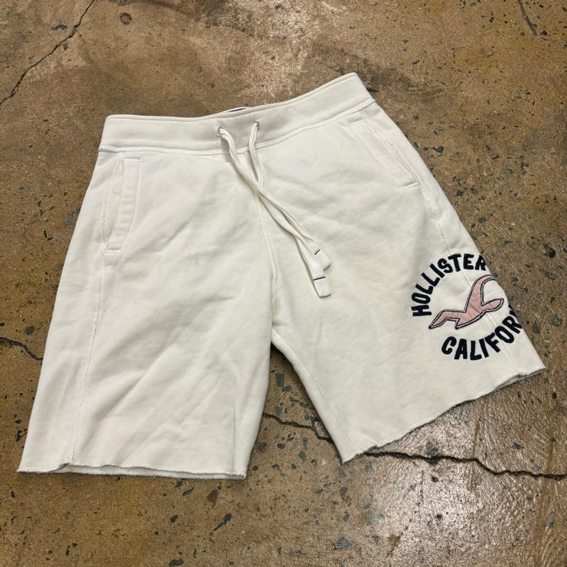 [정품/S] 홀리스터 캘리포니아 반바지 화이트 상품이미지1