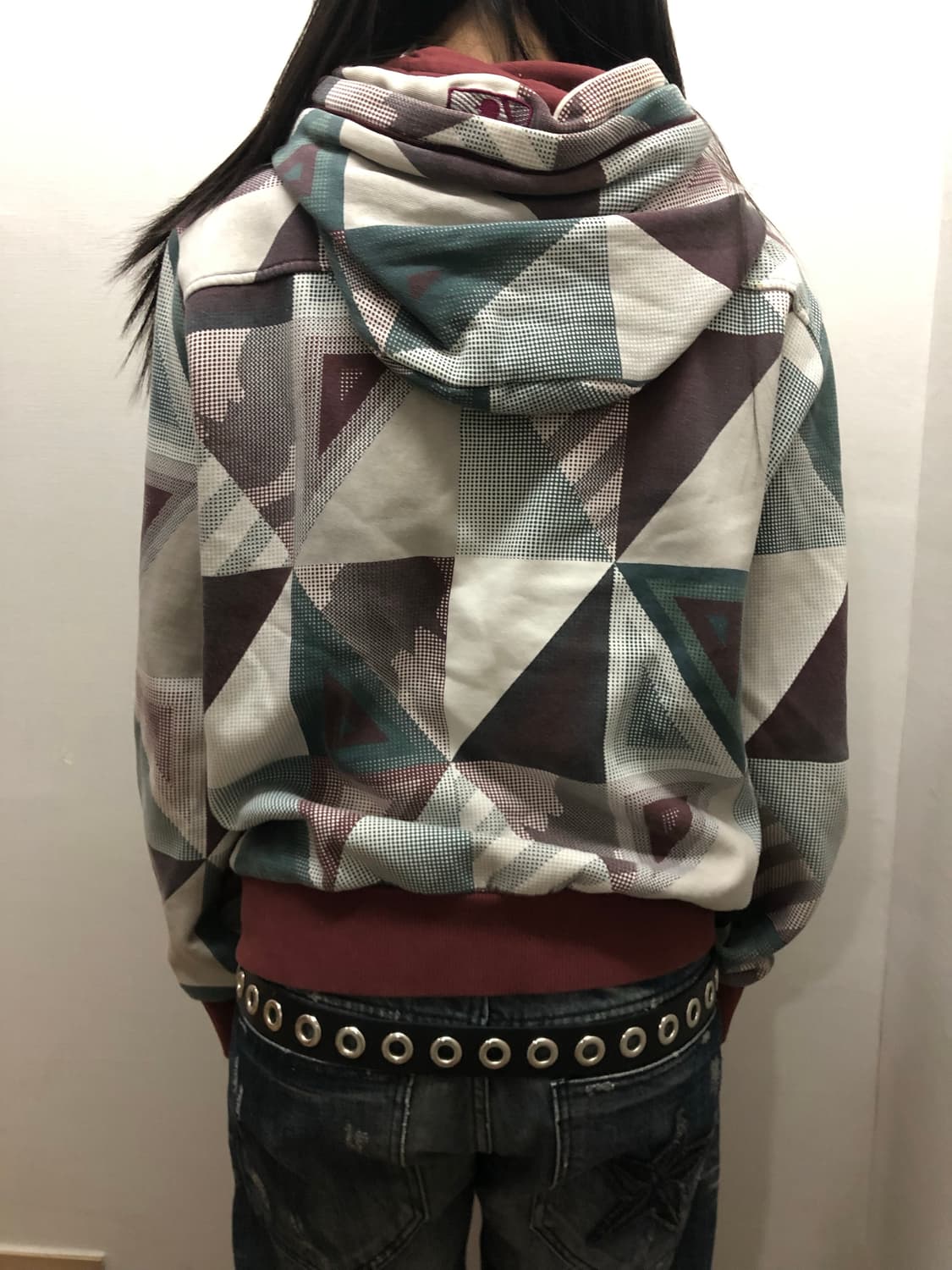 빈티지 mlb 화이트 후드집업 상품이미지6