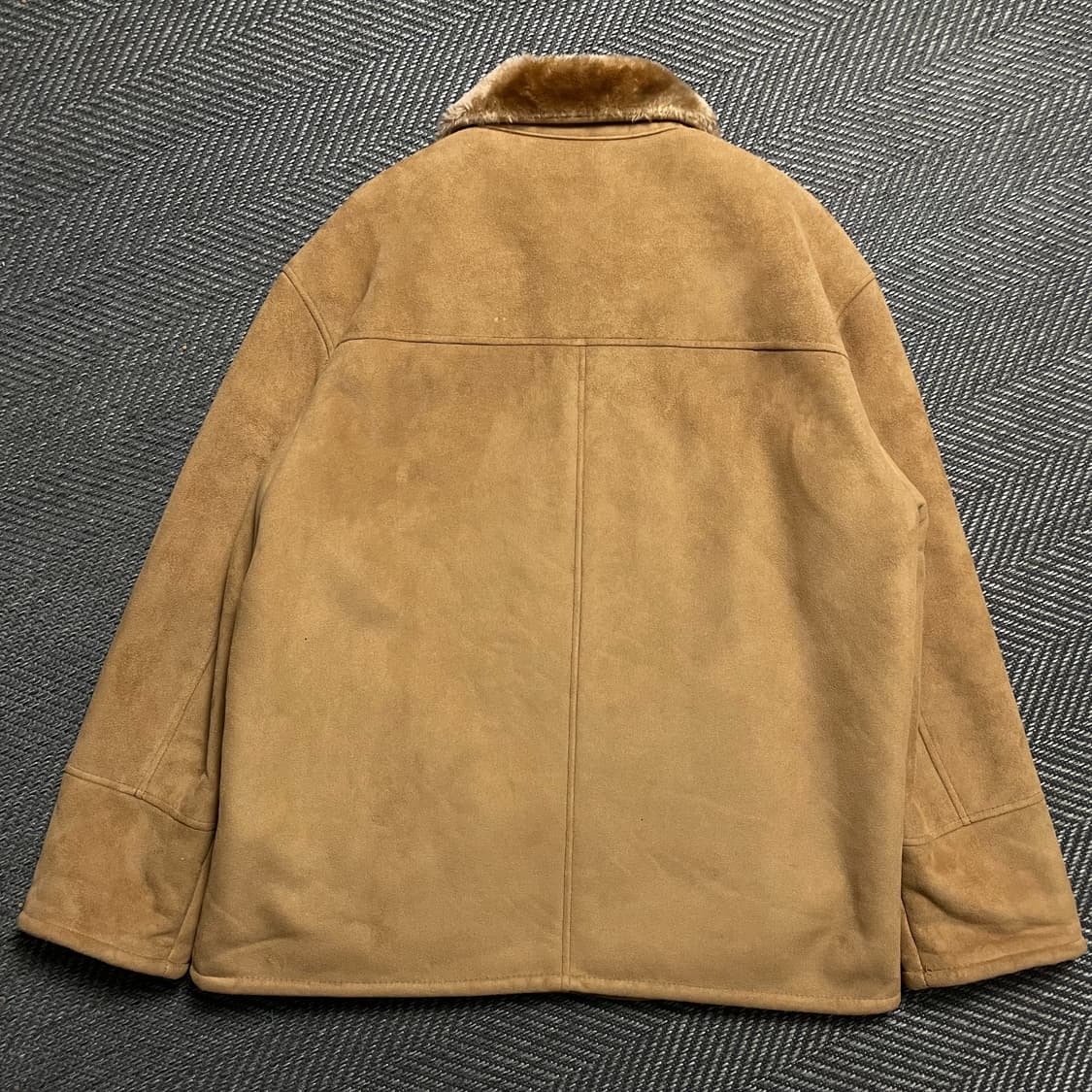90S KUM KANG 스웨이드 무스탕 퍼 자켓o 5959 상품이미지4