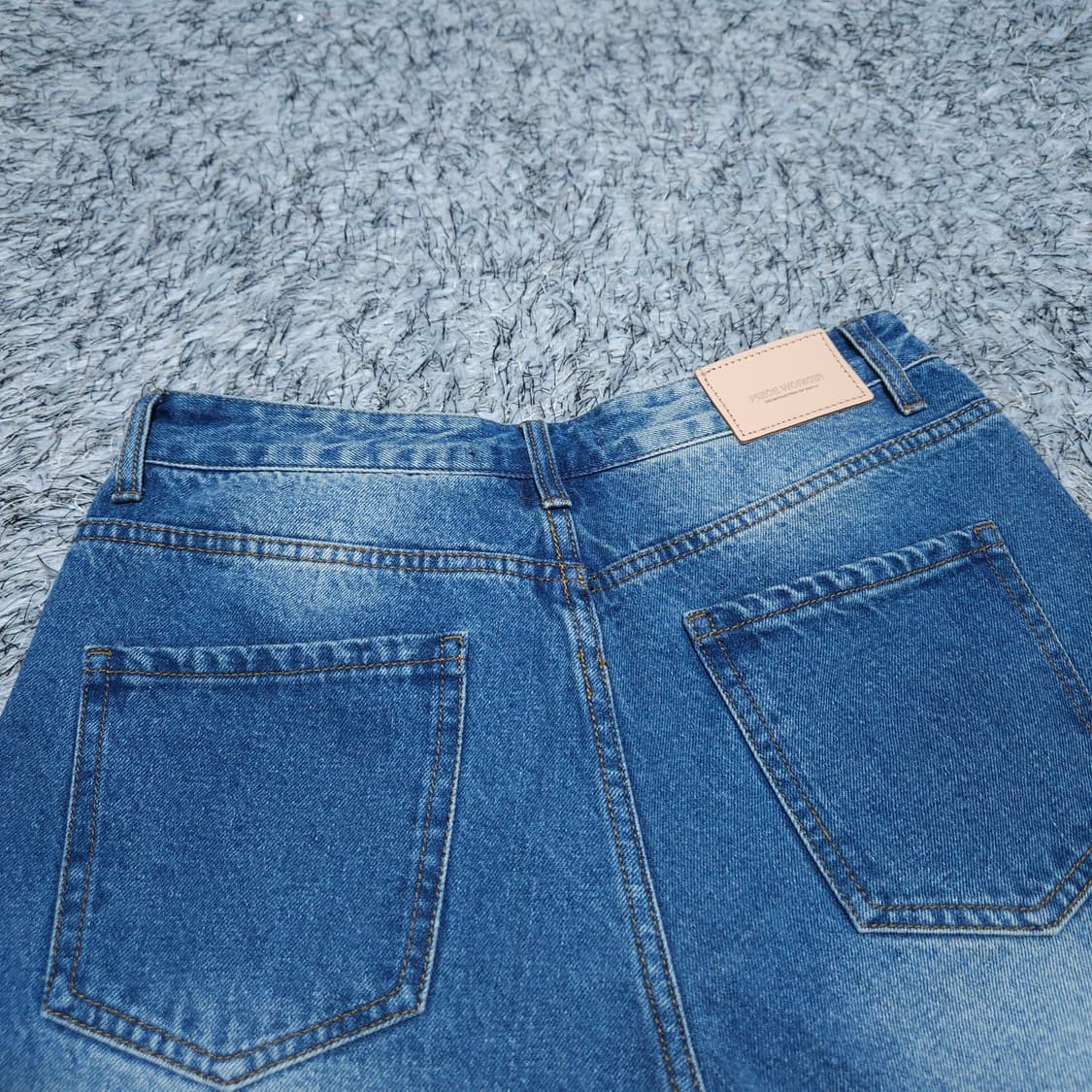 피스워커) 31 남자 와이드팬츠 와이드데님 / 왕눈이샵 상품이미지6