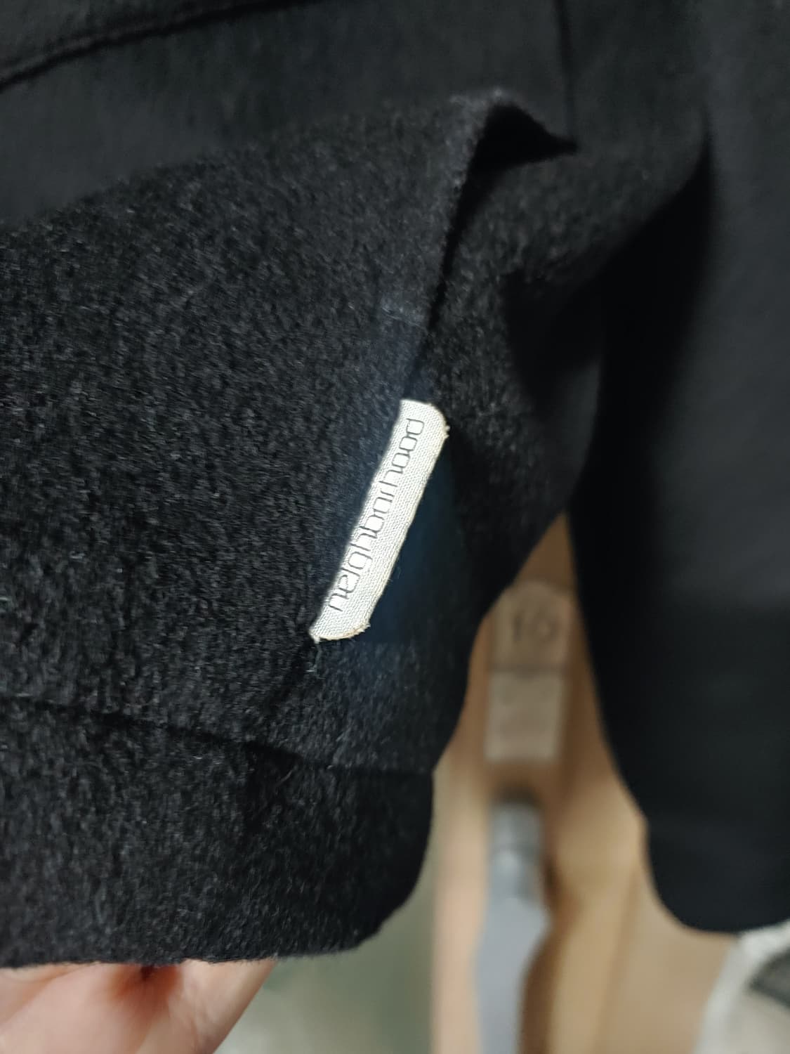 네이버후드 캐시미어 블루종자켓 (100) 상품이미지4