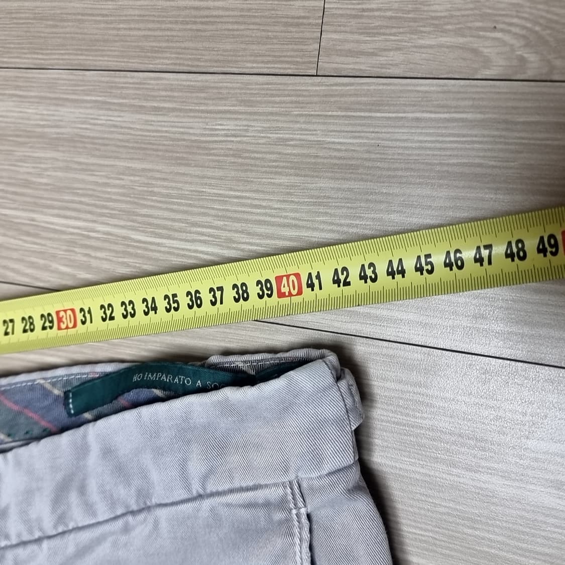 베르위치 코튼 팬츠 그레이 롤업 면바지(33) 상품이미지9