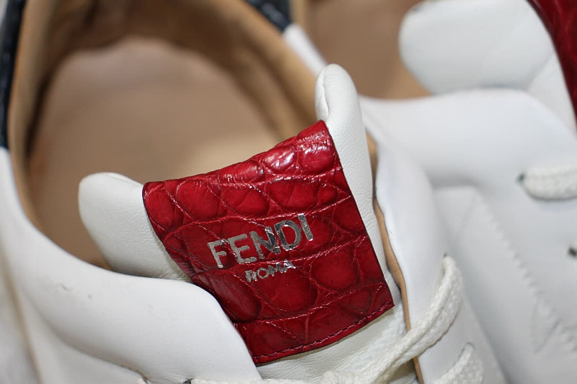 Fendi 팬디 가죽 화이트 스니커즈 10 상품이미지8
