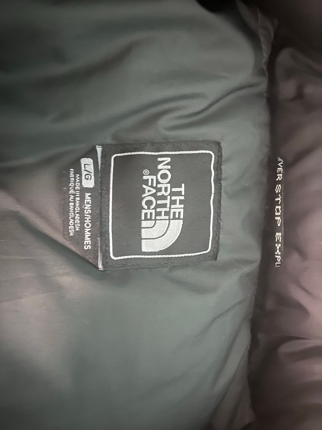 노스페이스 눕시700 무광 차콜 해외판 L 상품이미지3